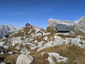 Prehodavci lodge and the bivouac