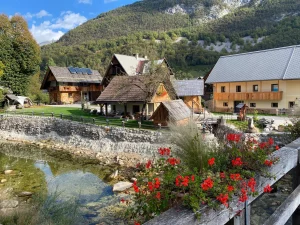 Stara fuzina village in Slovenia